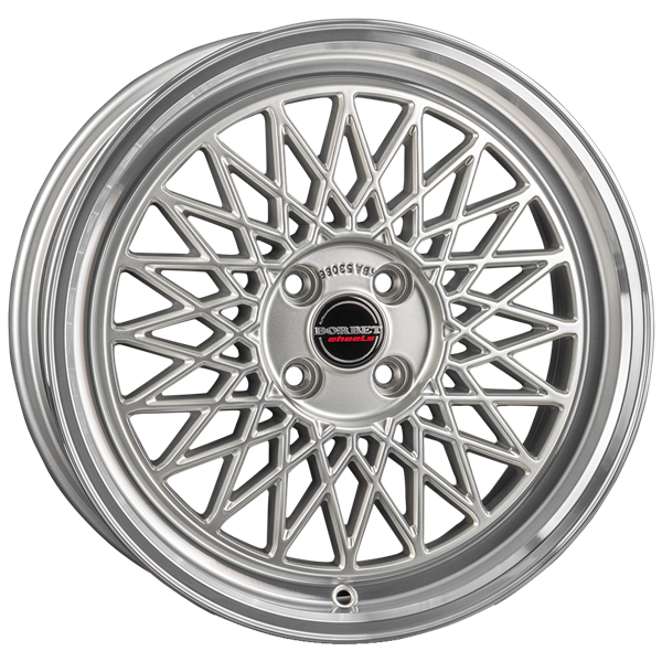 Borbet B silver rim polished 7,00x17 4x100,00 ET38,00