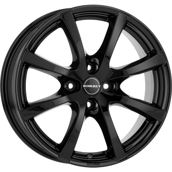 Borbet LV4 black 5,50x14 4x108,00 ET24,00