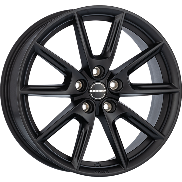 Borbet LX18 black matt 8,00x18 5x108,00 ET45,00