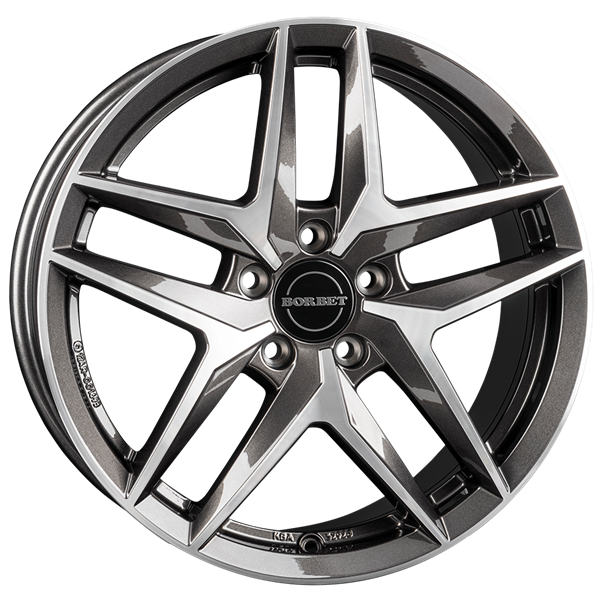 Borbet Z anthracite polished 8,00x18 5x112,00 ET30,00