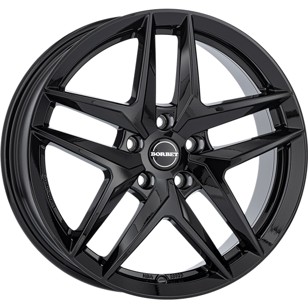 Borbet Z black glossy 7,00x17 5x112,00 ET48,50