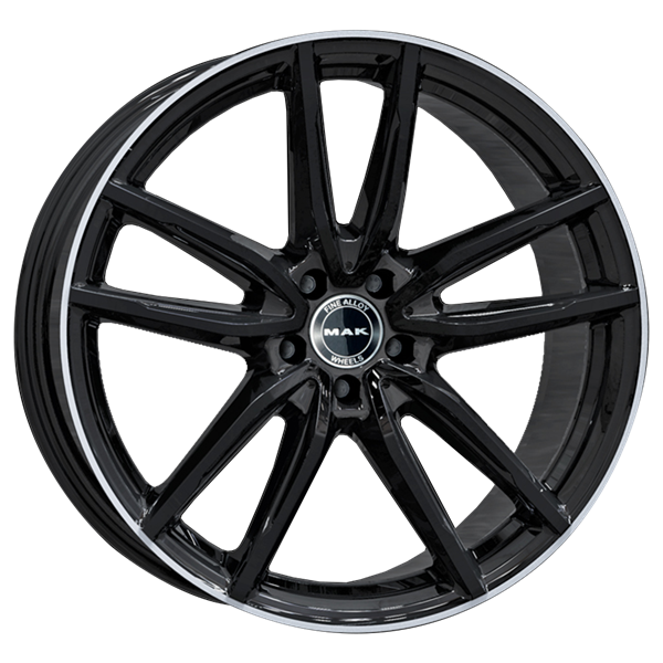 MAK Evo Black Lip Mirror 8,00x19 5x112,00 ET48,00