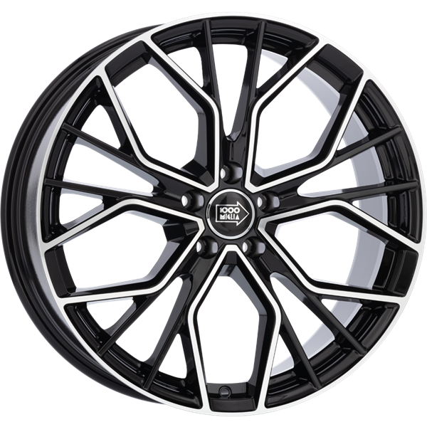 Mille Miglia MM1020 Black Polished 8,00x18 5x114,30 ET40,00