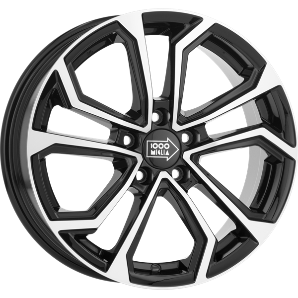 Mille Miglia MM1025 Black Polished 6,00x15 5x112,00 ET40,00