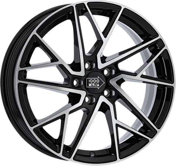 Mille Miglia RX25 Black Polished 7,50x17 5x114,30 ET40,00