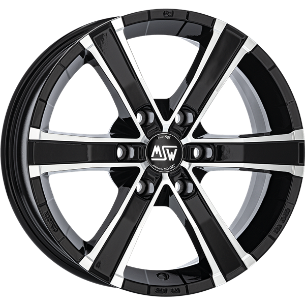 MSW Sahara 6 Black Polished 8,00x18 6x139,70 ET20,00