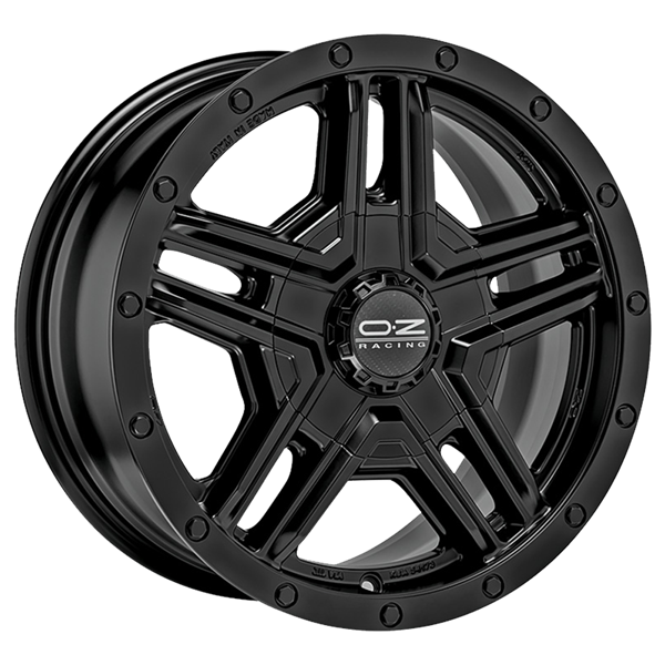 OZ RALLY ADVENTURE MATT BLACK 8,00x17 6x114,30 ET37,00