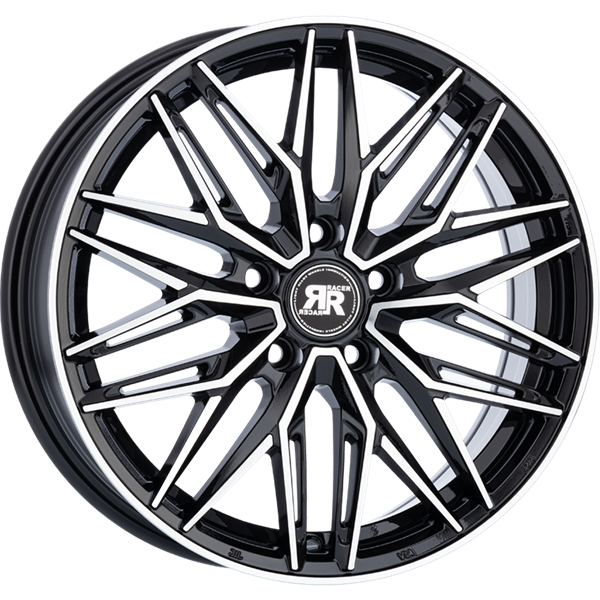 Racer RUBY Black Polished 7,00x17 5x114,30 ET48,00