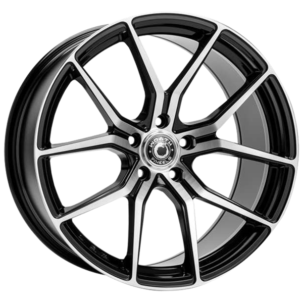 WRATH WHEELS WF-7 Black Polished 9,50x19 5x120,00 ET38,00